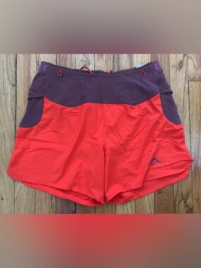 Size Small Mens Nike Trail 5" Dri-FIT ADV Trail Running Shorts Red HJ3572-633